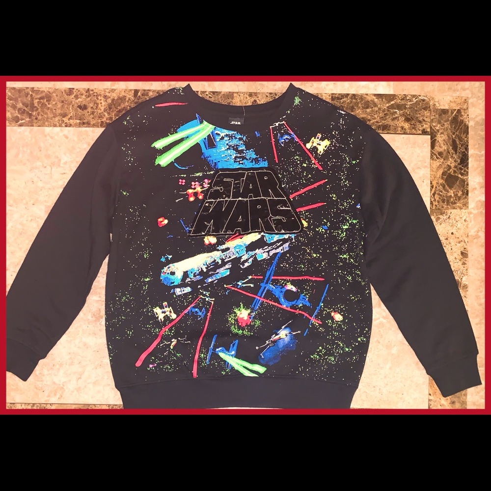 SUPER COOL Star Wars Woman’s Sweatshirt Size Med